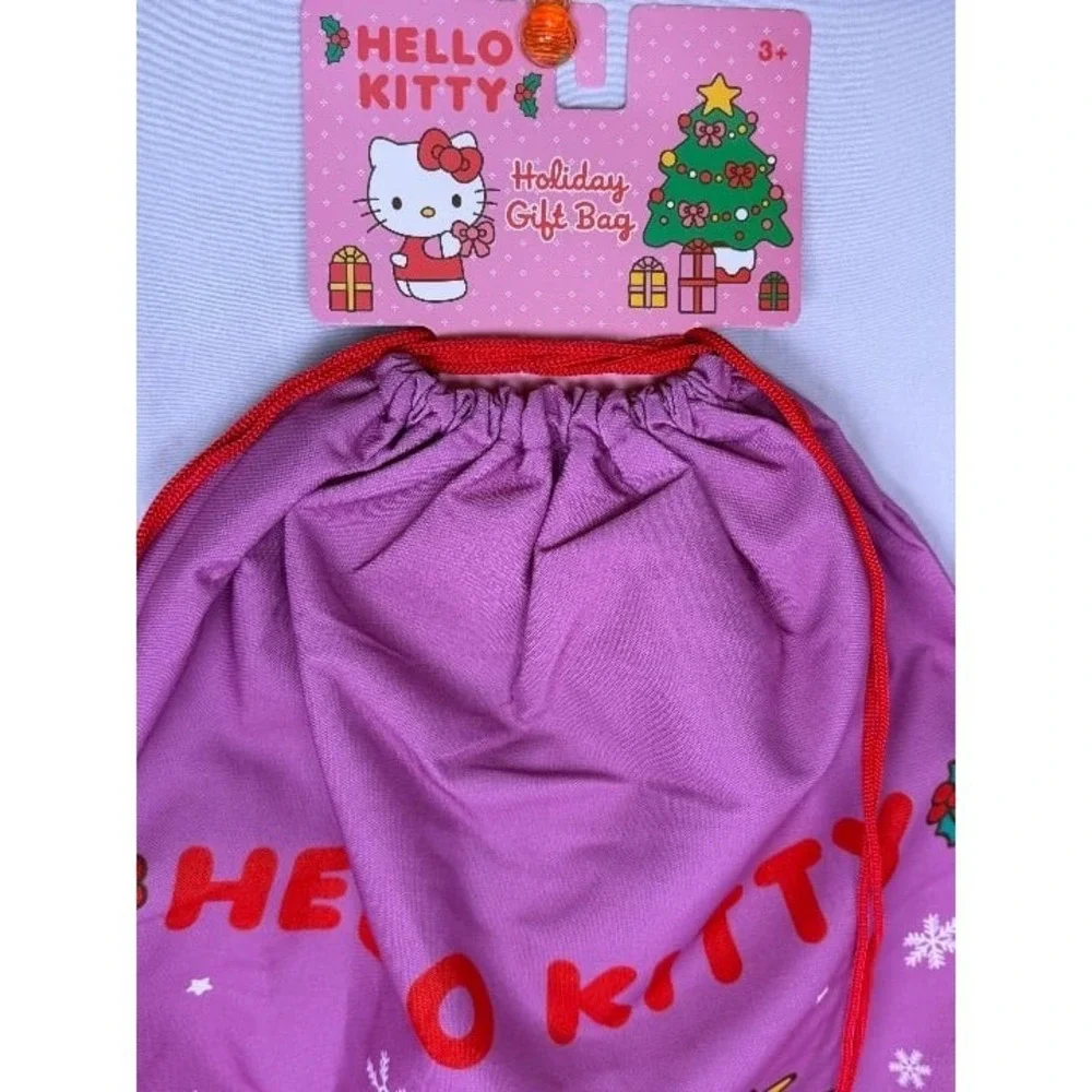 Hello Kitty Christmas Canvas Santa‎ Gift Bag